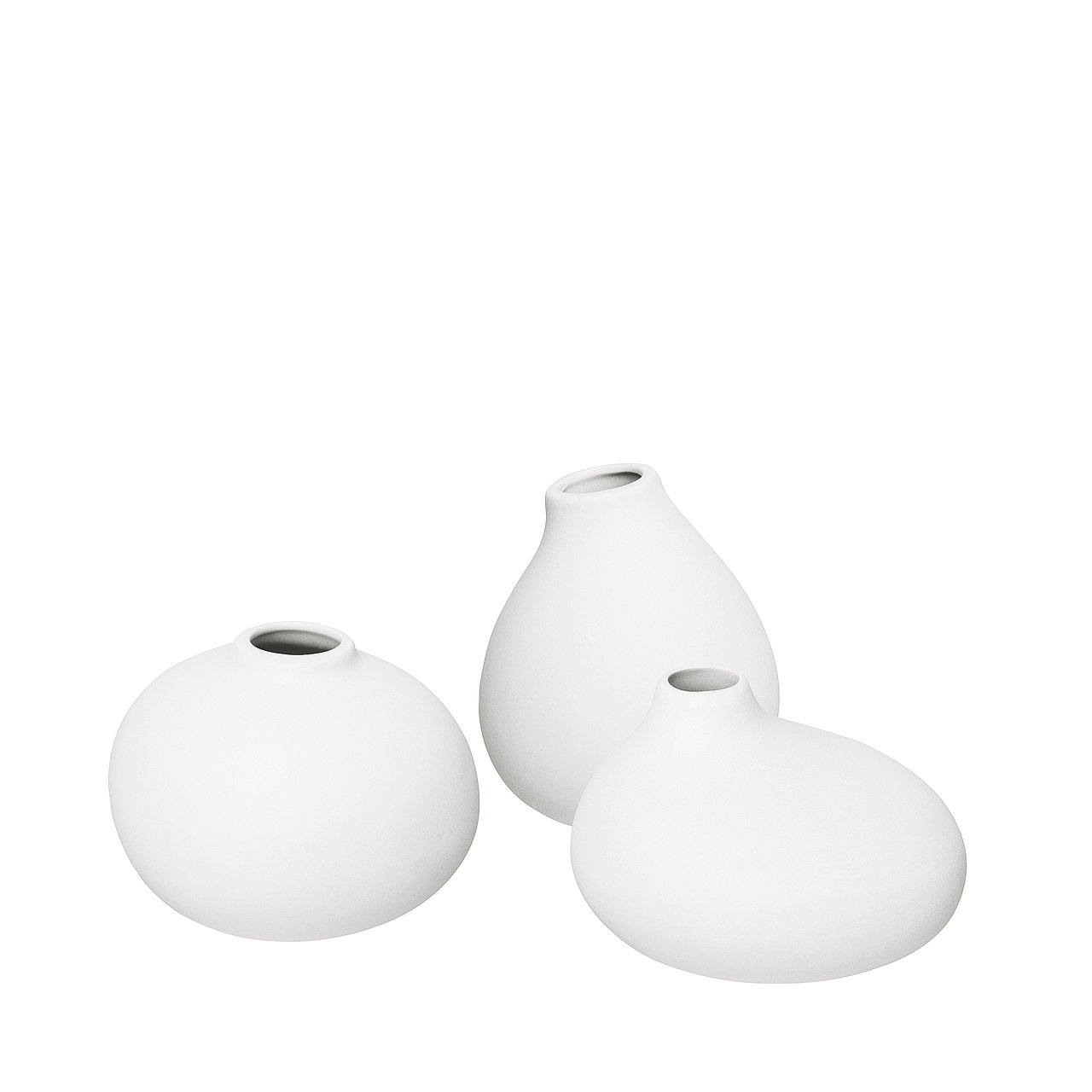 Set 3 Vasen NONA White