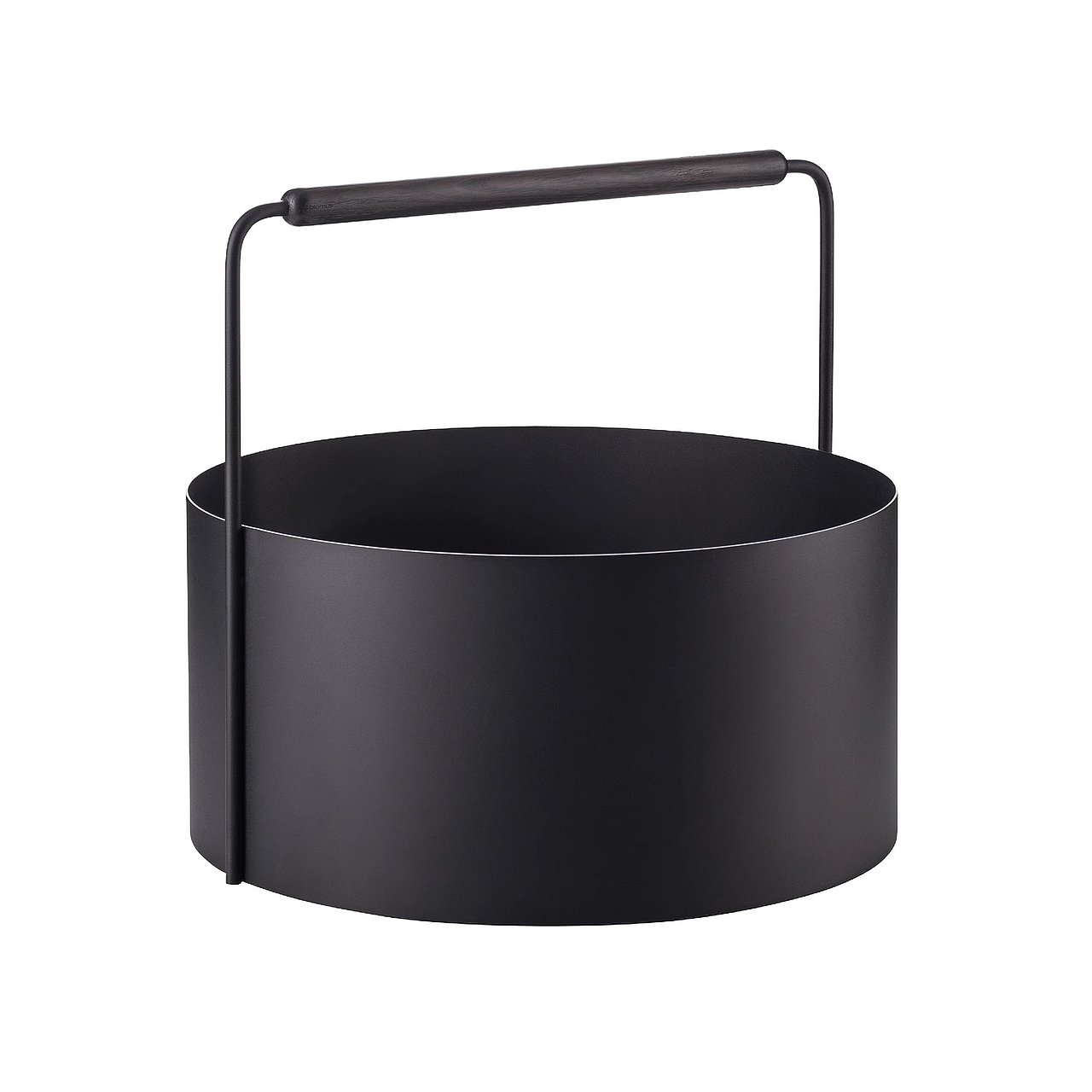 Holzkorb L BlackASHI