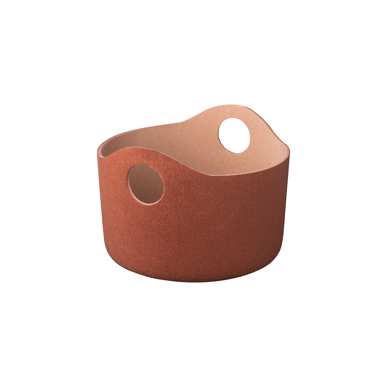 Filzkorb S TIGGY Rustic Brown Tan