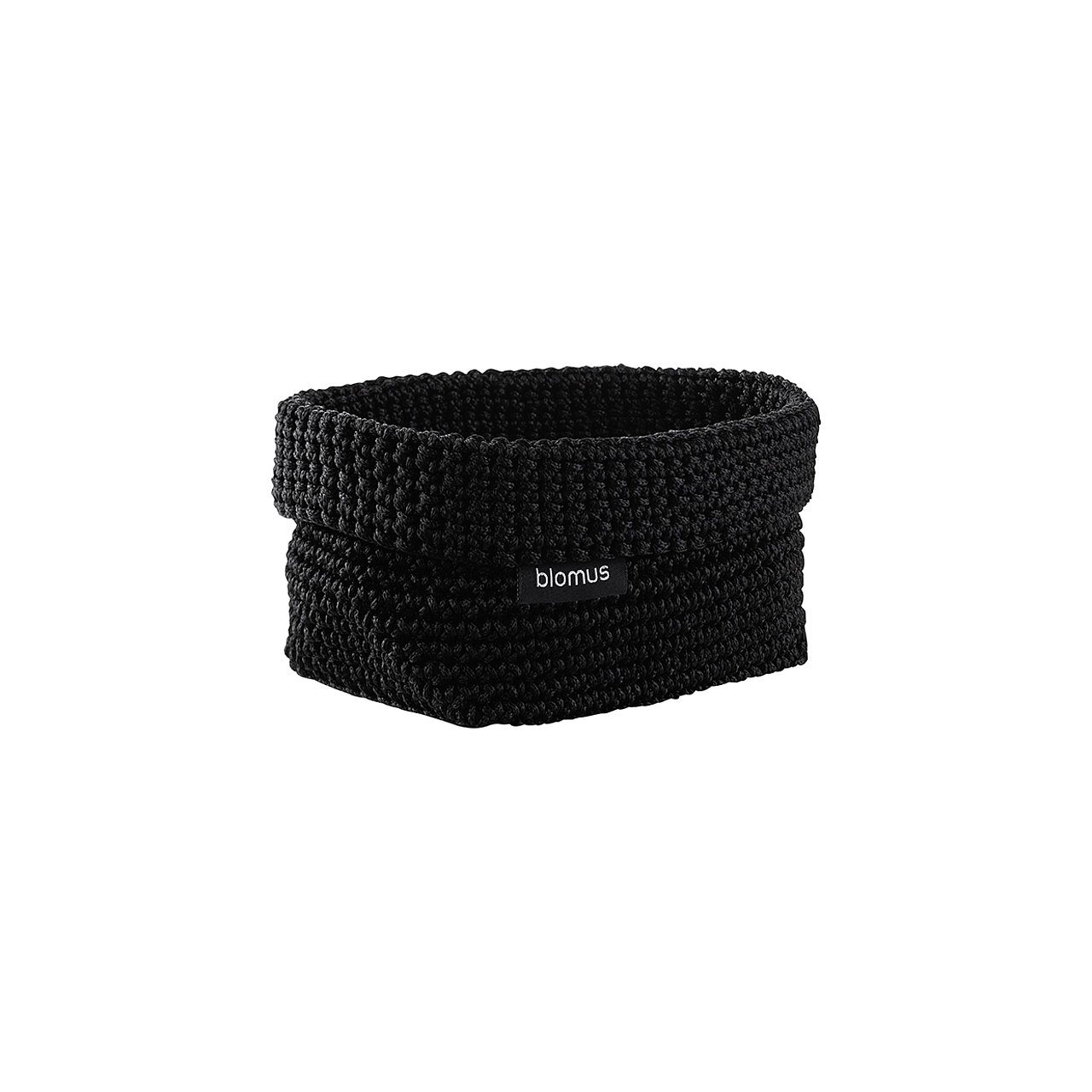 Häkelkorb TELA Black M