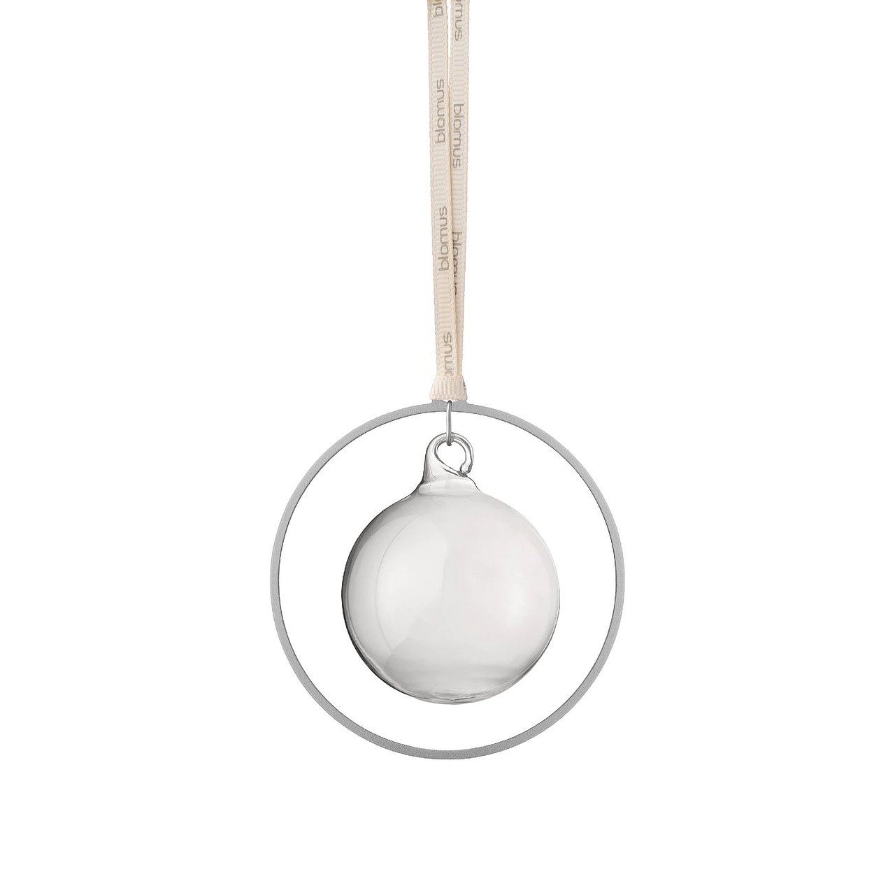 Weihnachtsschmuck - Glaskugeln, 4 Stk. Clear KITAI