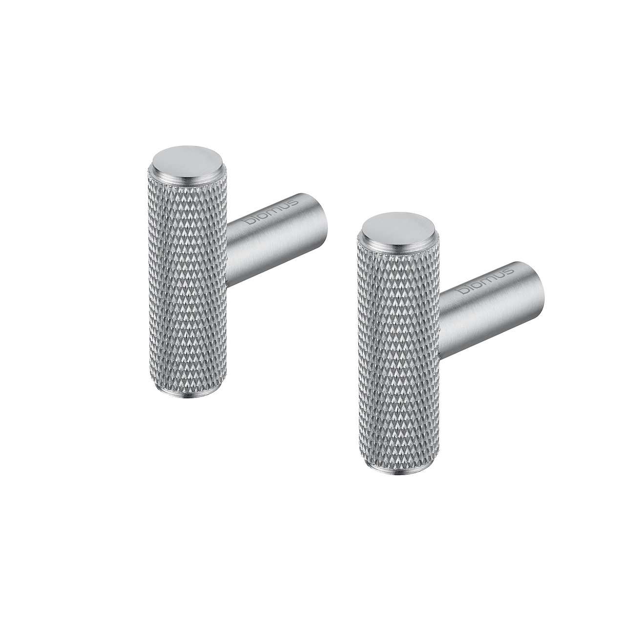 Set 2 Ganci da muro Stainless Steel matt ROF