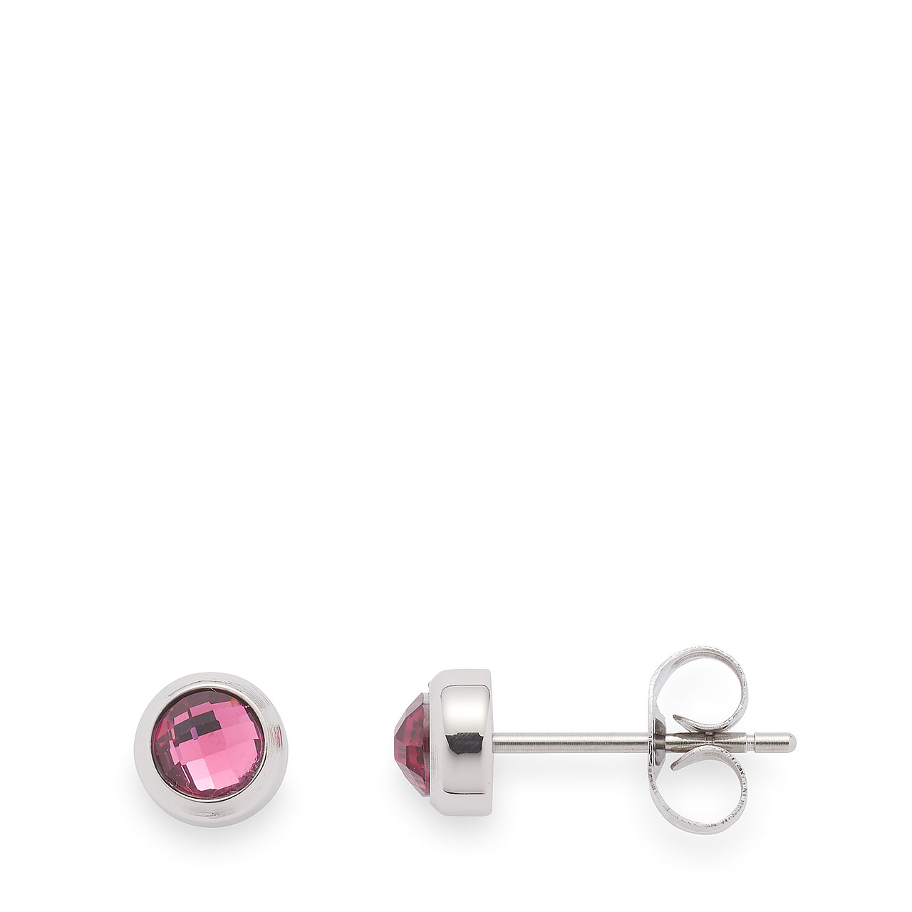 Orecchino rosa Puntino