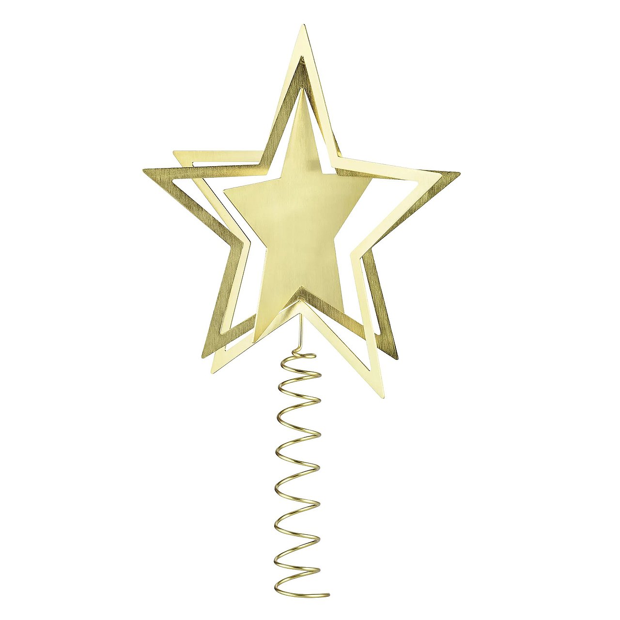 Weihnachtsbaumspitze Brass KITAI